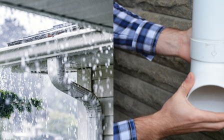 A person holding a white cylindrical object.