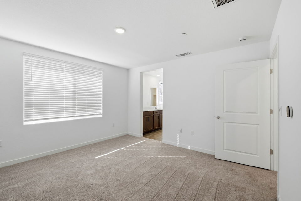 A room with white doors.