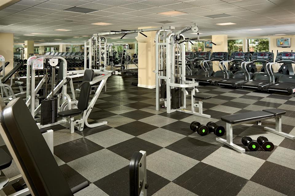 A gym with treads.
