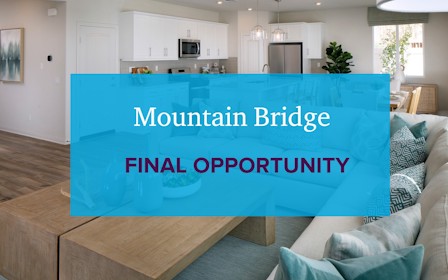 A room with a large blue sign.