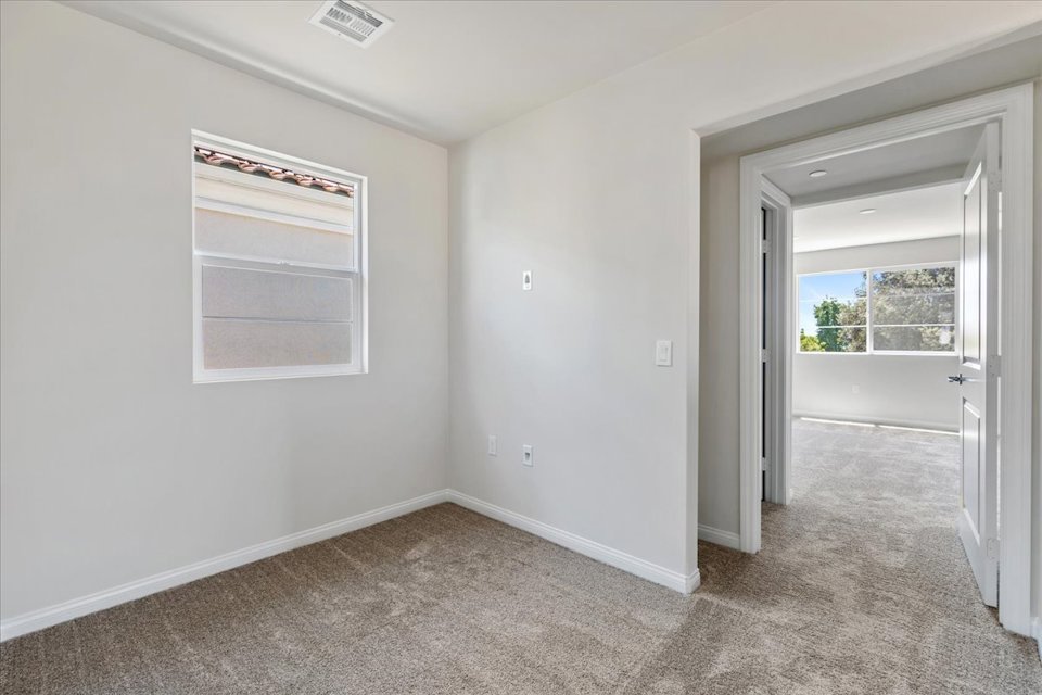 A room with white walls.