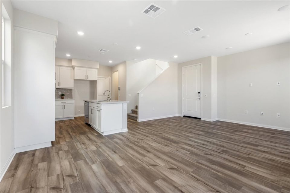 A large empty kitchen.