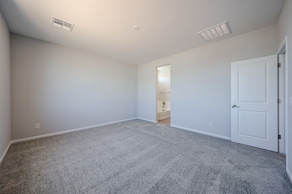 A room with white doors.