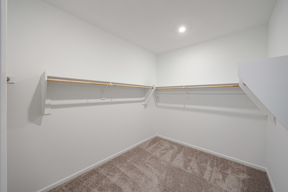 A staircase in a room.