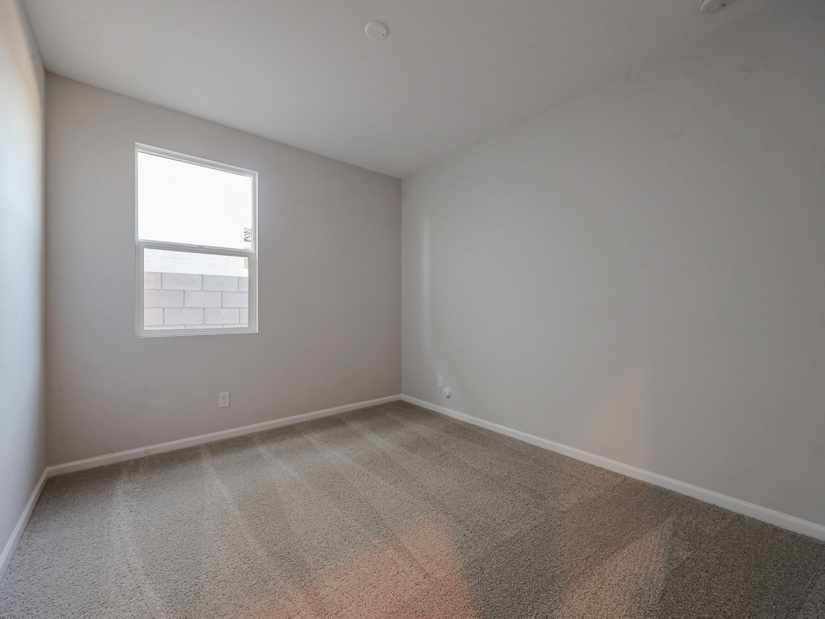 A room with a window.