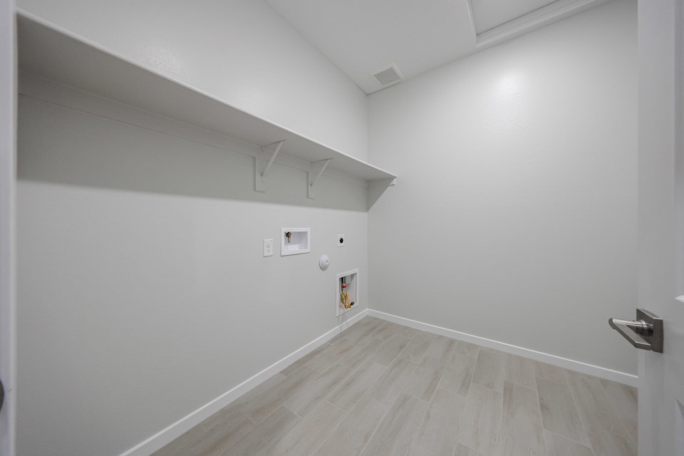 A room with white walls.