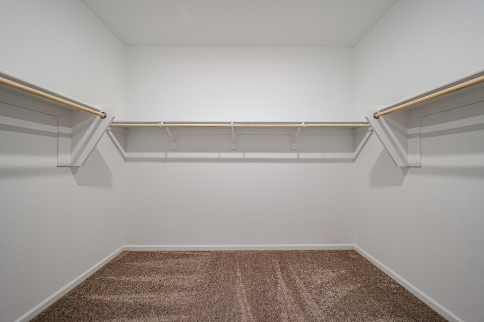 A staircase in a room.