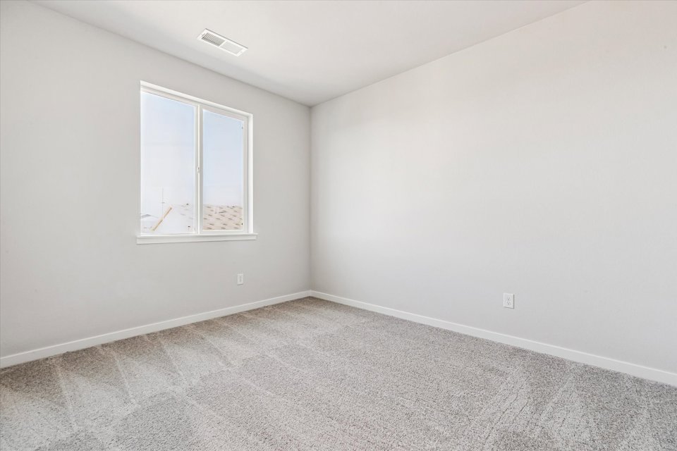 A room with a window.