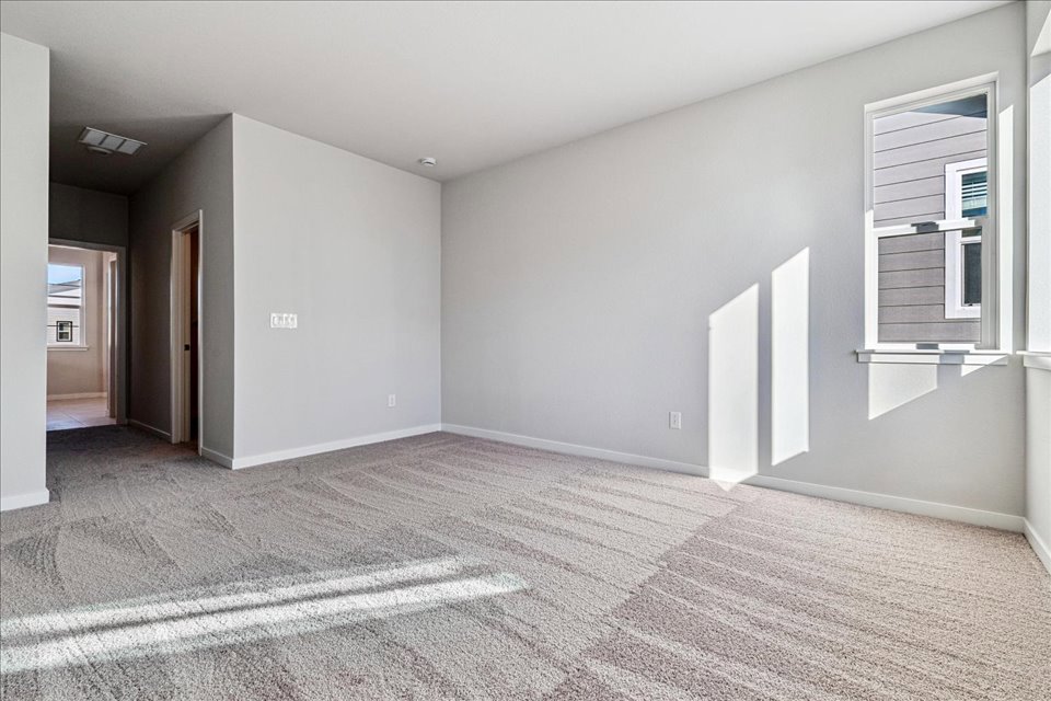 A room with white walls.