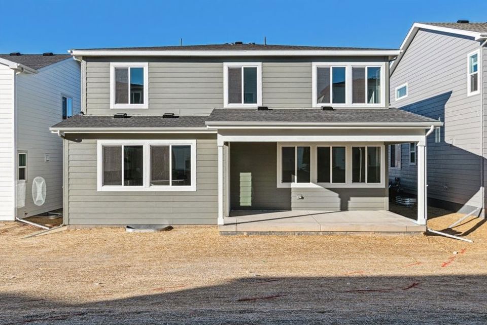 A house with a garage.