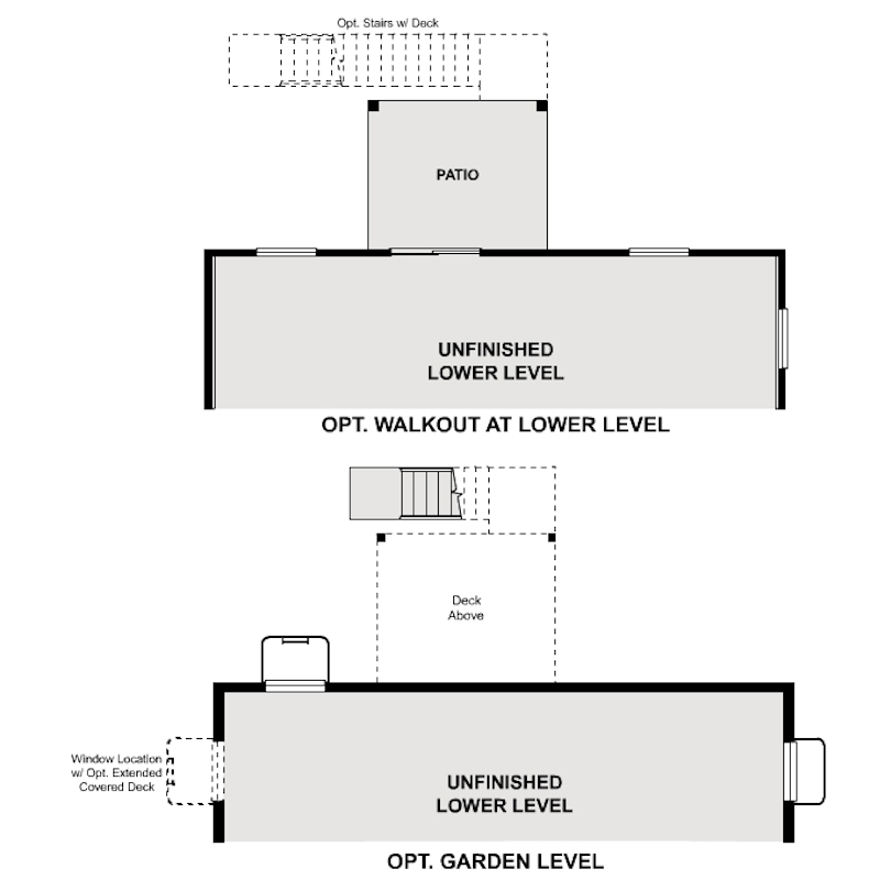 Diagram, engineering drawing. Powel Lower Level Options