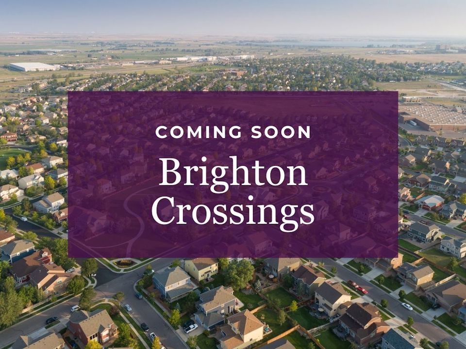 A large purple sign with white text.