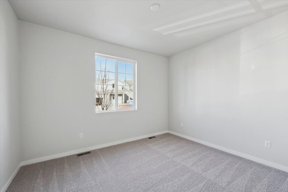 A room with a window.