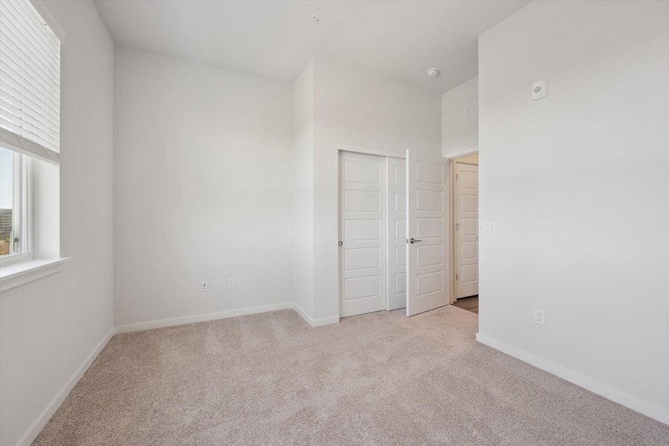 A room with white walls.