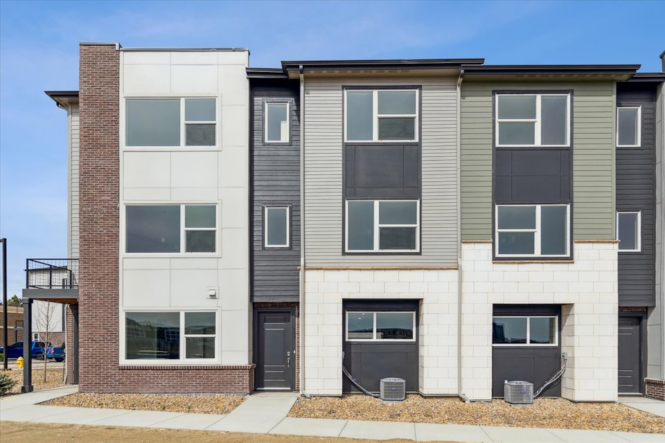 A building with windows.