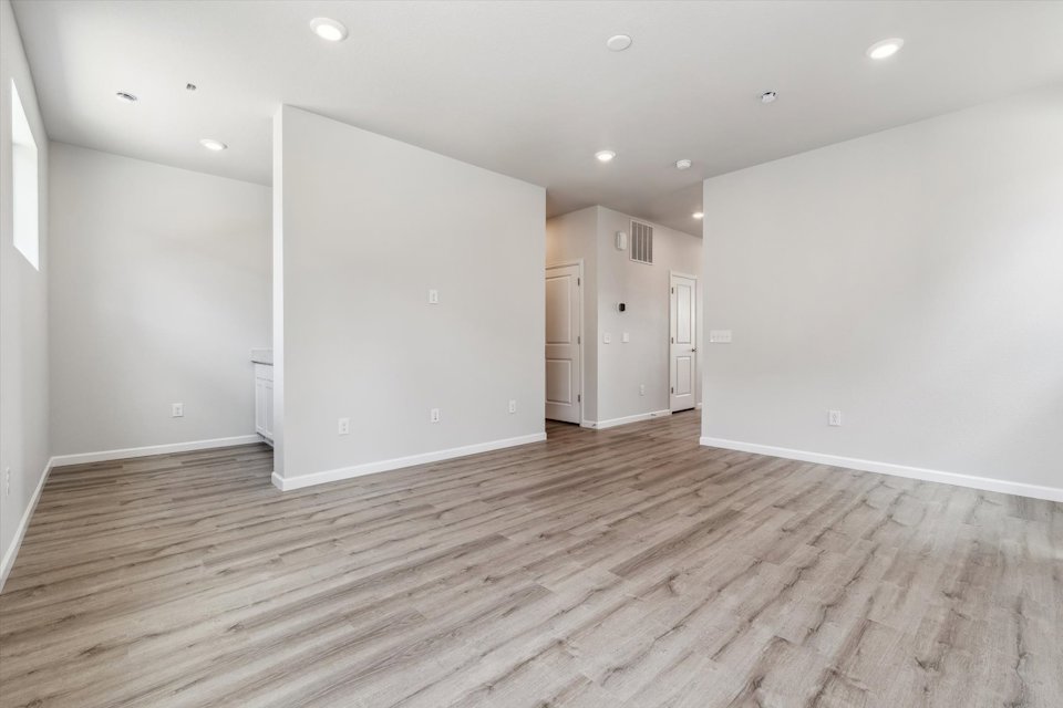 A room with white walls.