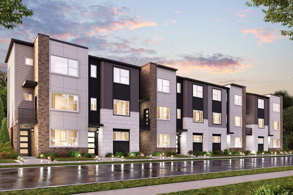 A building with many windows.