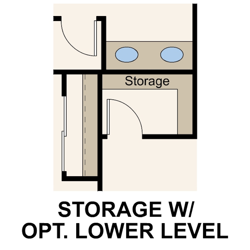 Diagram, engineering drawing. Upper Level Options Jay