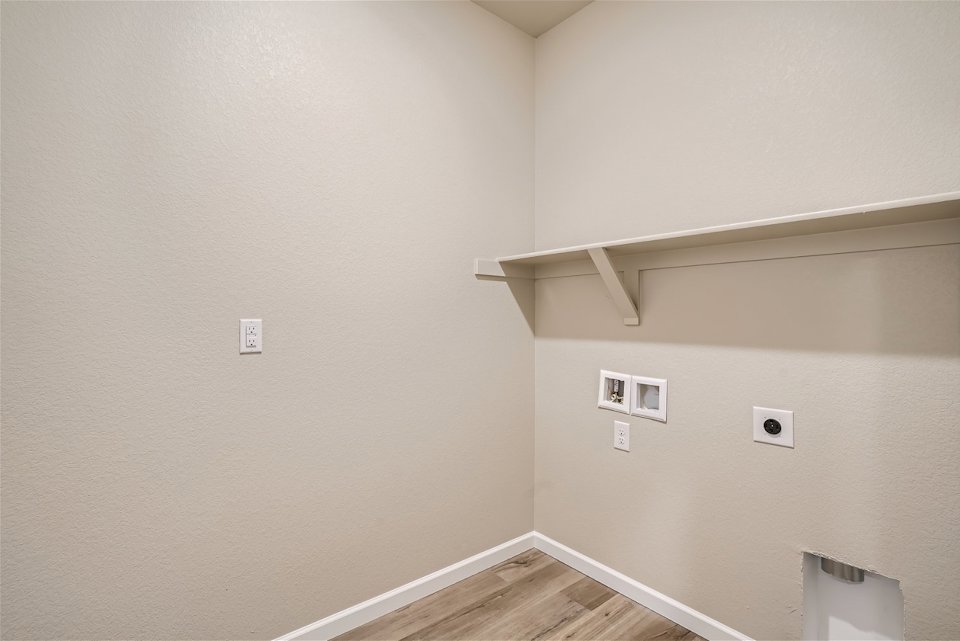 A room with white walls.