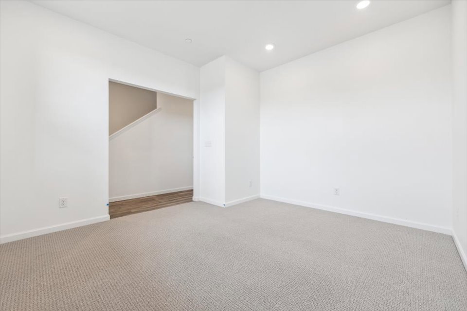 A room with white walls.