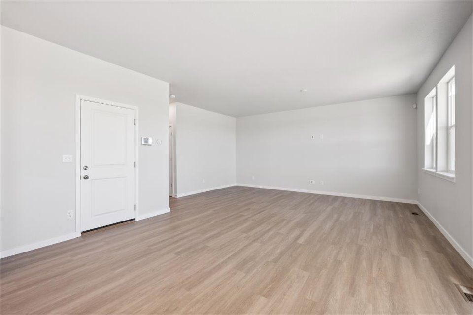 A room with white doors.