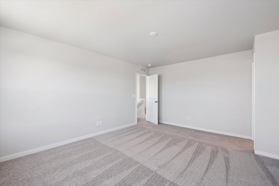 A room with white walls.