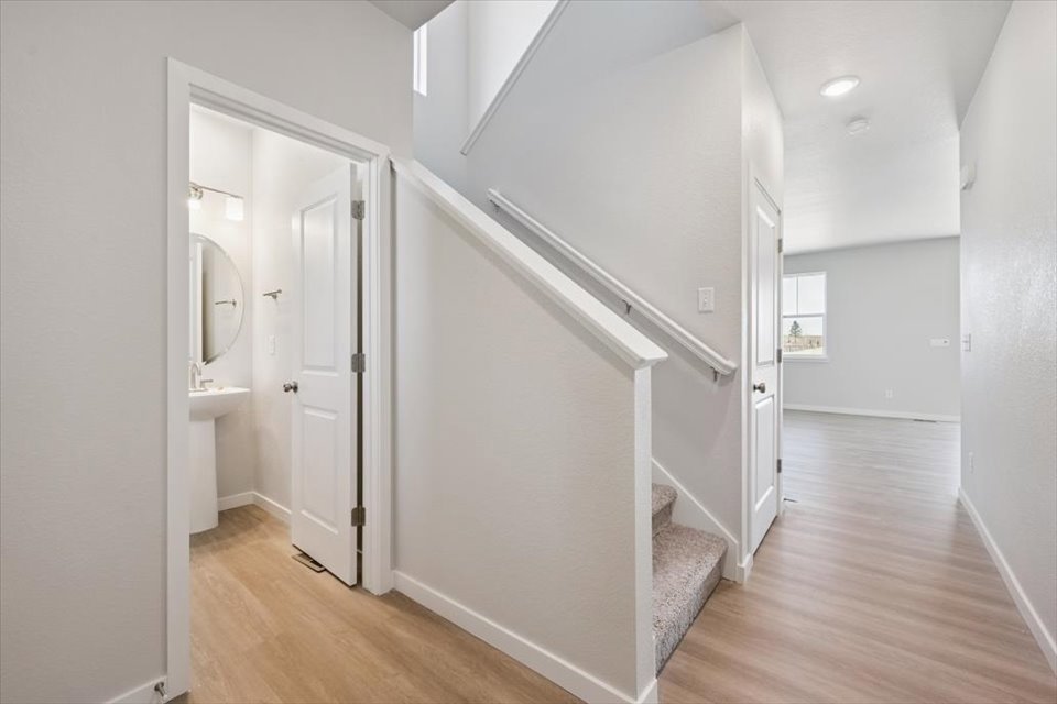 A room with white walls.