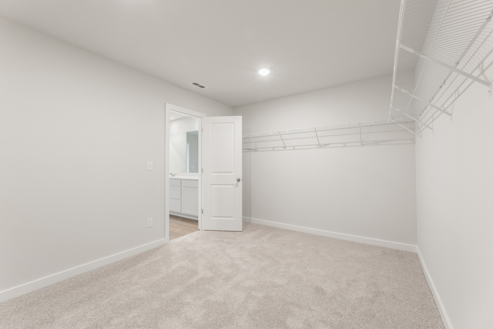 A room with white walls.