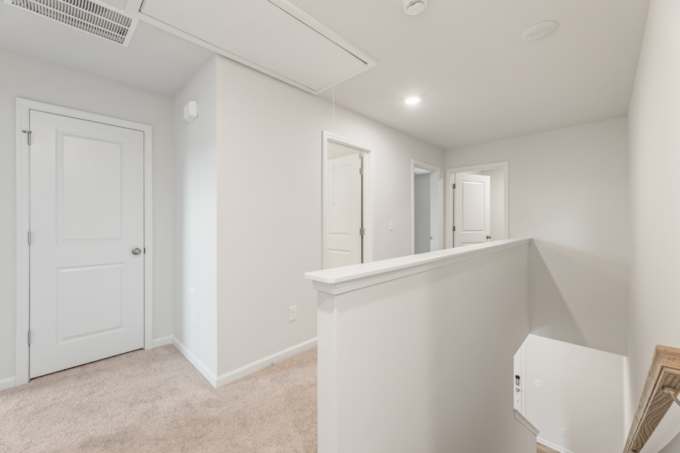 A room with white walls.