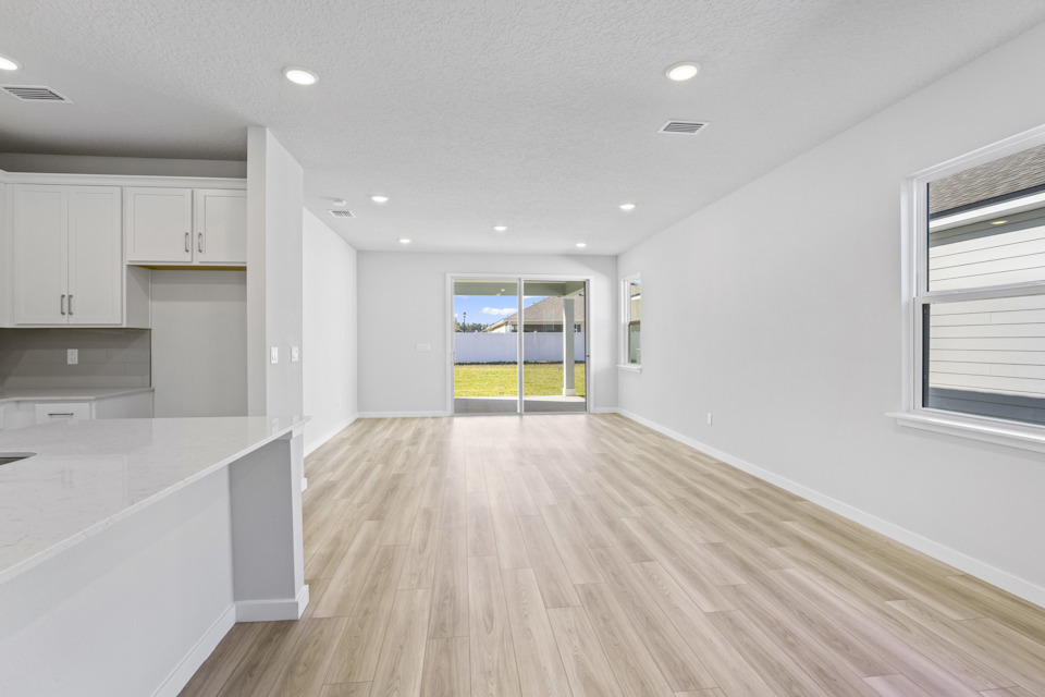 Lot 22 Open Living Area at Camden Woods in Kingsland