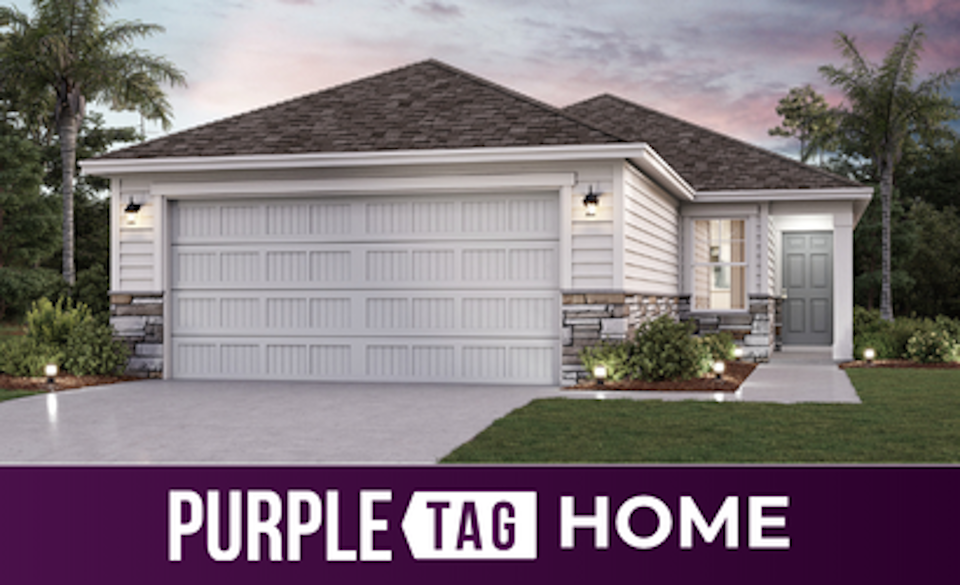 Purple Tag Home Lot 168 at The Landings at Pecan Park