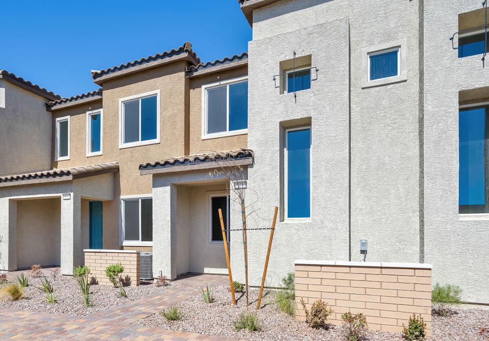 A building with a brick wall.