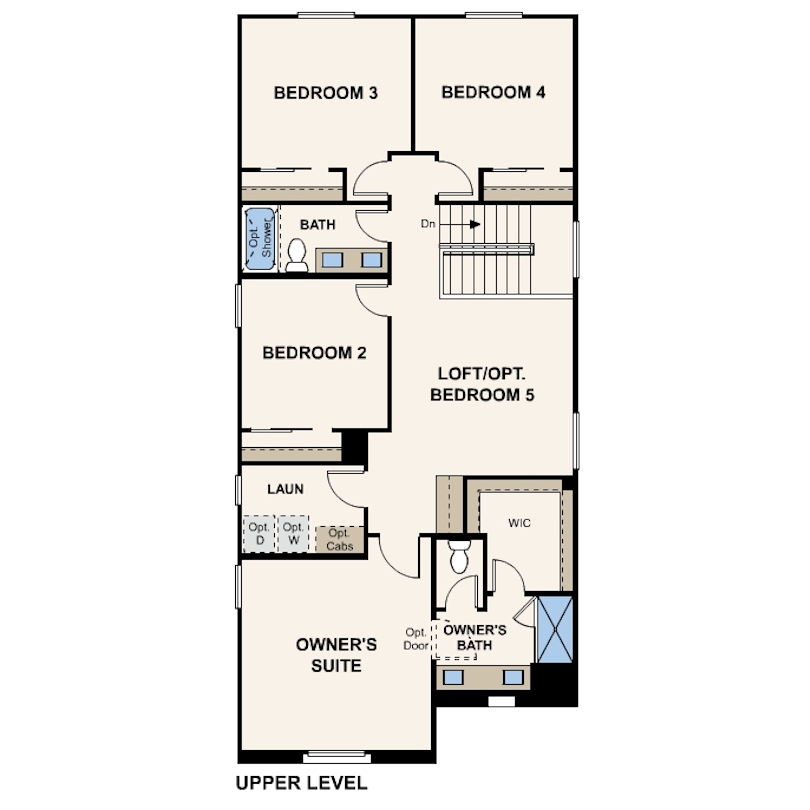 Second floor diagram