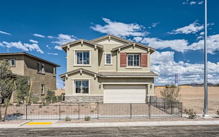 A house with a fence around it.