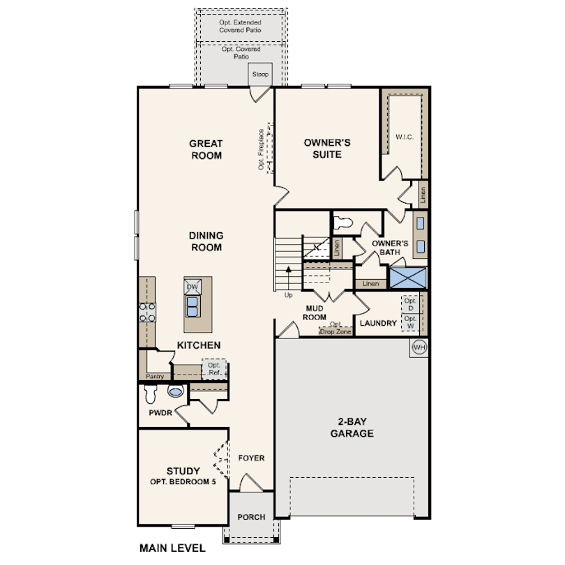 Savannah plan, first floor