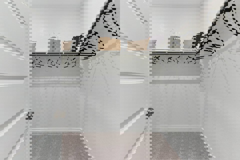 A bathroom with a shower curtain.