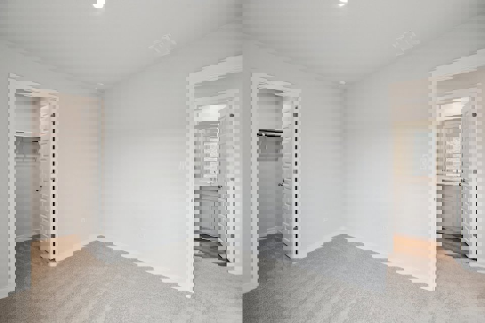 A room with white walls.