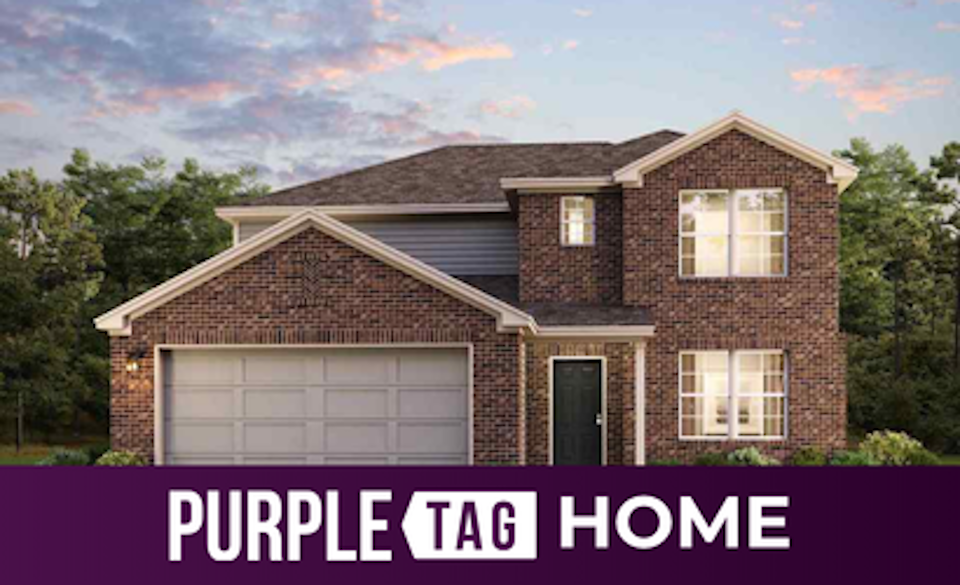 A house with a garage.