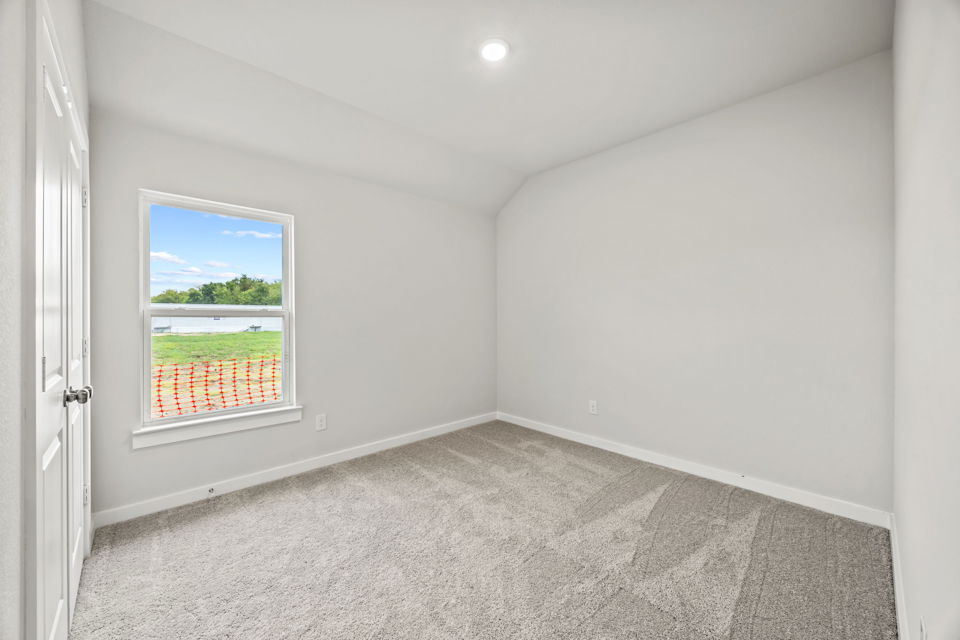 A room with a window.