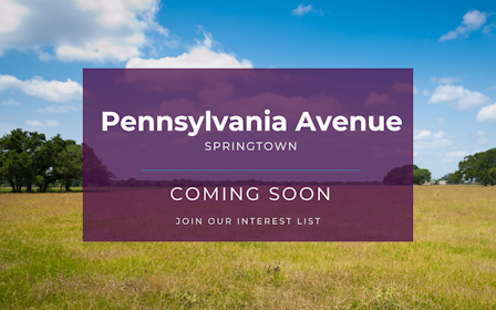 A large purple sign.