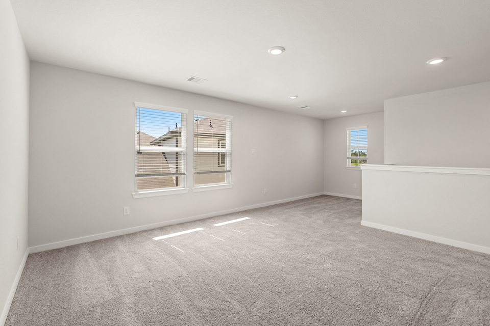 A room with white walls.