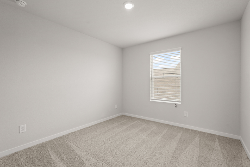 A room with a window.