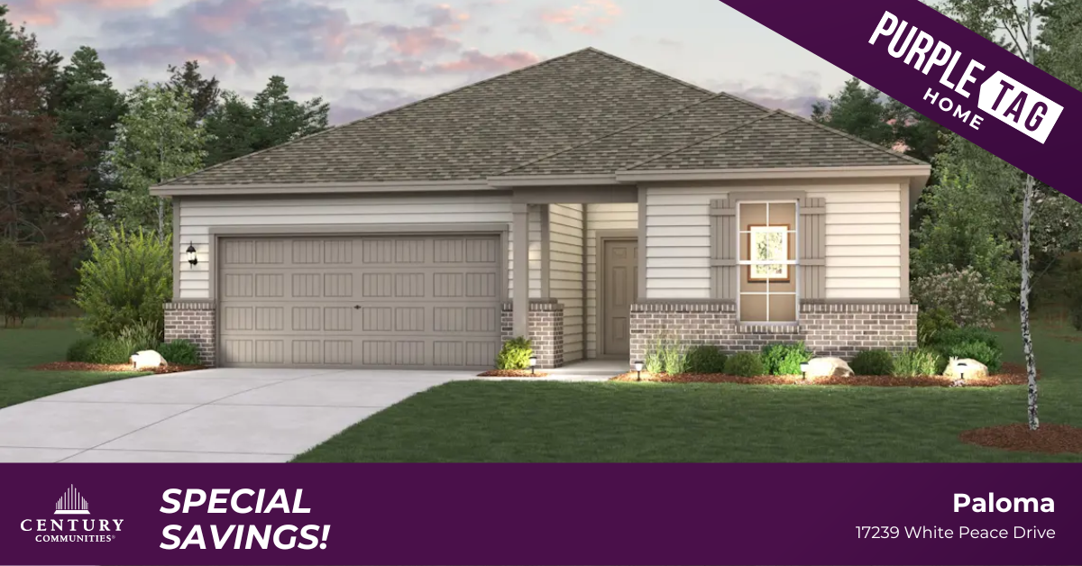 A house with a garage.