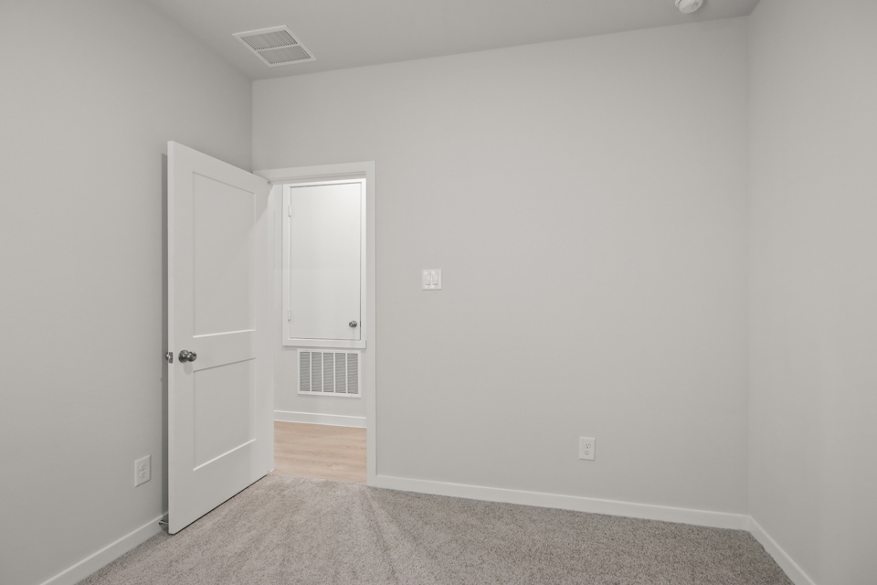 A room with white walls.