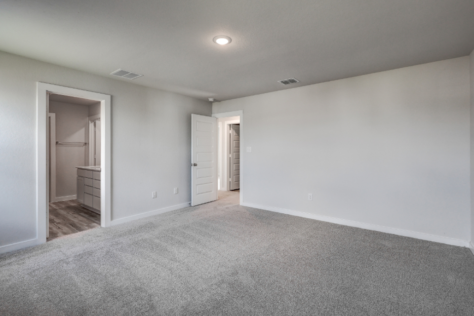 A room with white walls.