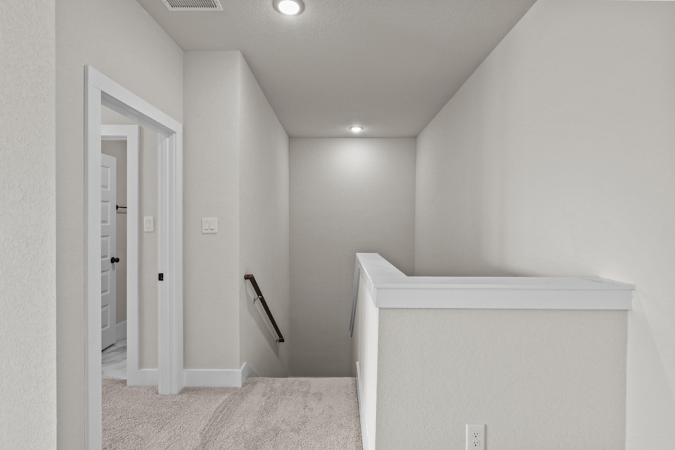 A room with white walls.