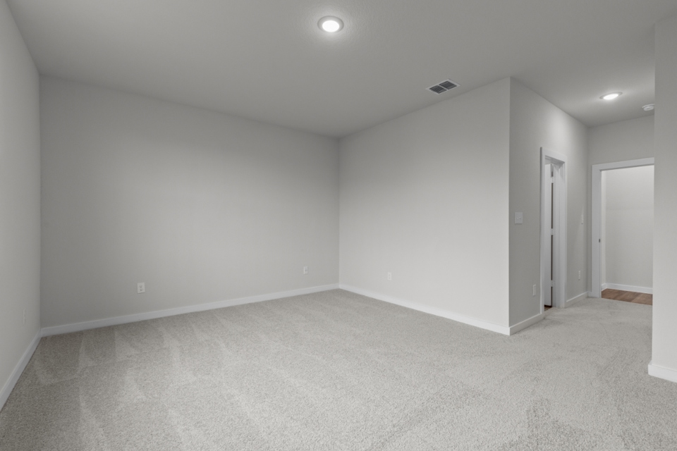 A room with white walls.