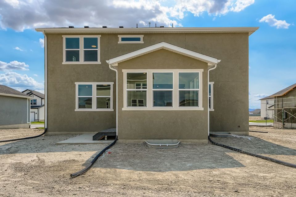 A house under construction.
