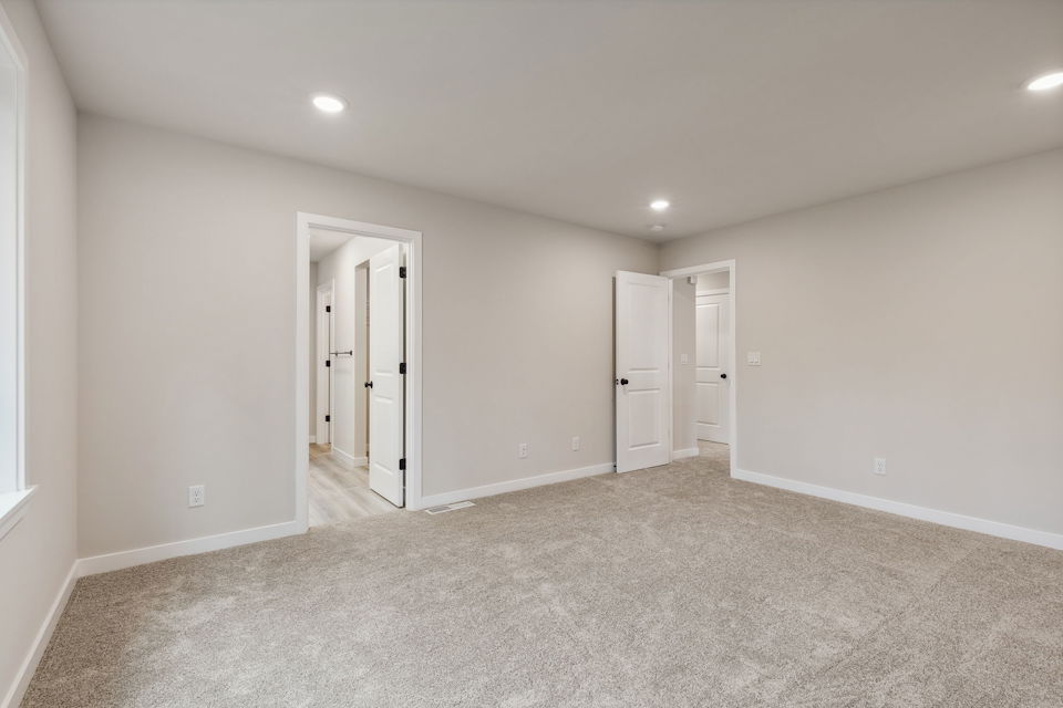 A room with white walls.