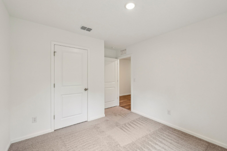 A room with white walls.